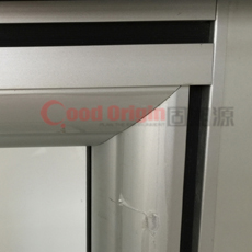 固湘源LK83弧框單玻隔墻樣品細節