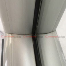 固湘源LK83弧框單玻隔墻樣品細節